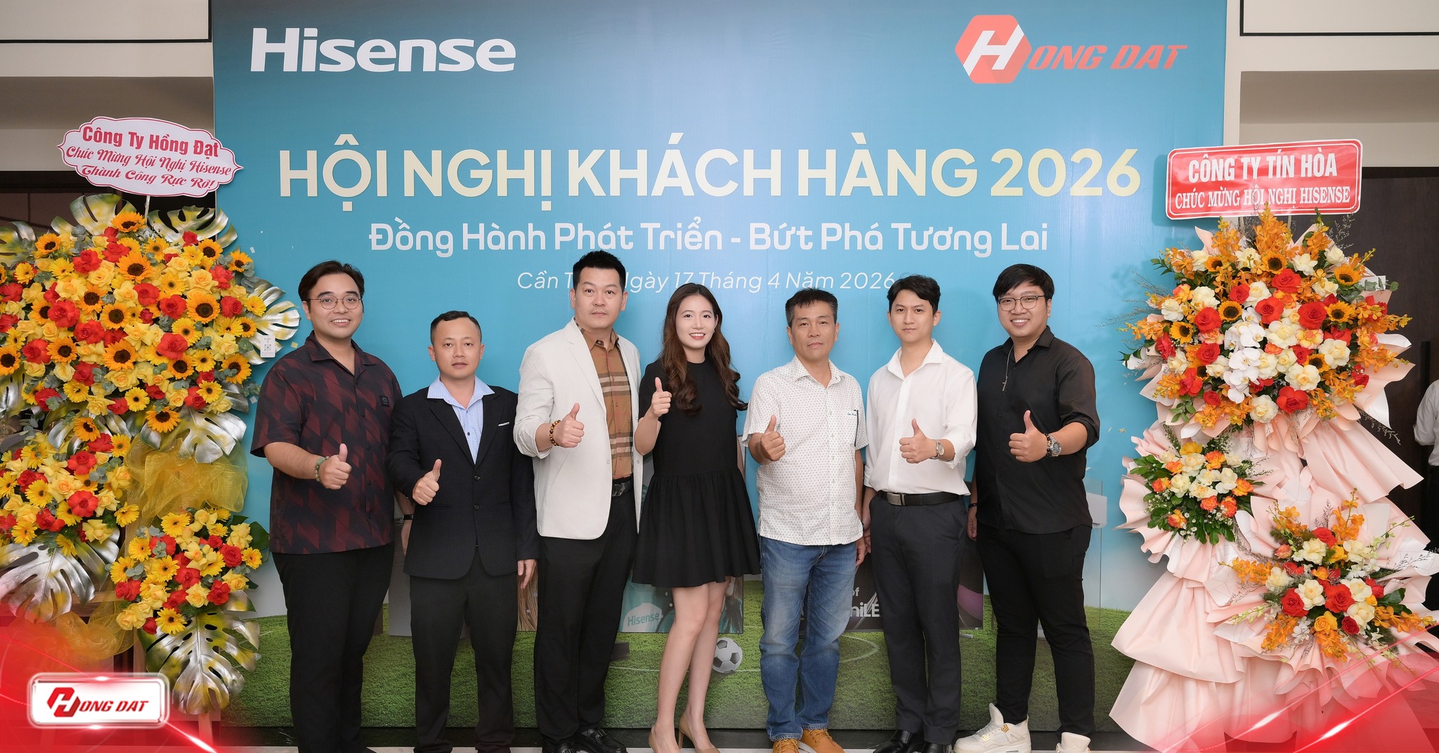 HỒNG ĐẠT ĐỒNG HÀNH CÙNG HISENSE TẠI HỘI NGHỊ KHÁCH HÀNG 2026 TẠI CẦN THƠ