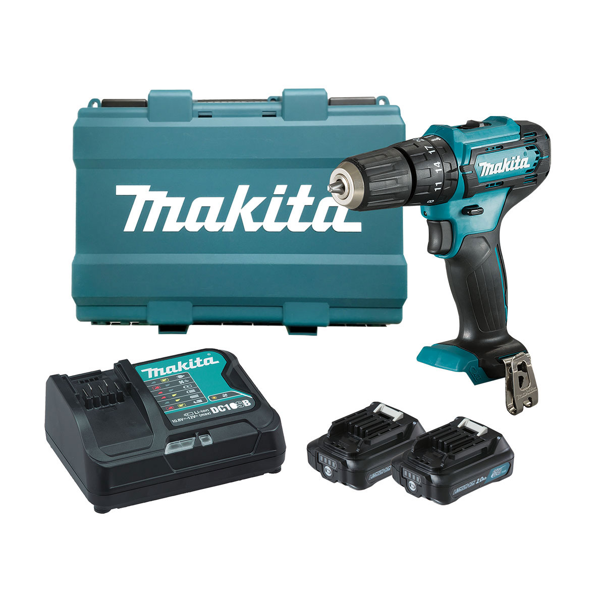 Máy Khoan Búa Và Vặn Vít Dùng Pin Makita HP333DSAE (12v)