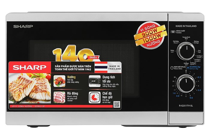 LÒ VI SÓNG SHARP R-G251TV-SL