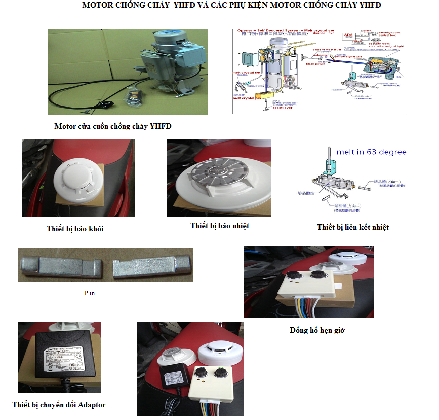 Motor Cửa Cuốn Chống Cháy-YHFD2000
