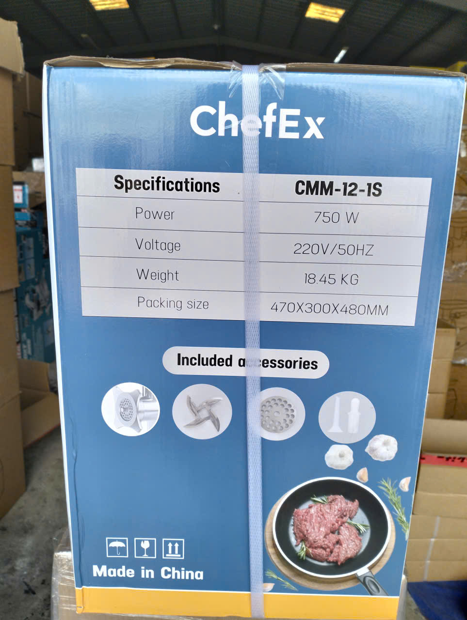 MÁY XAY THỊT CHEFEX CMM-12-1-S