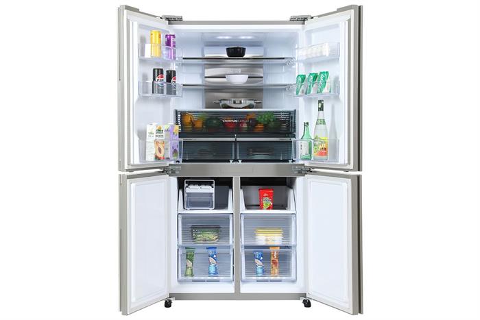TỦ LẠNH SHARP SJ-FX610V-SL