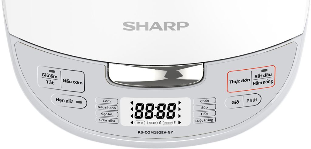 NỘI CƠM ĐIỆN TỬ SHARP KS-COM192EV-GY