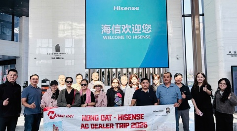 AC DEALER TRIP 2026: CÙNG HỒNG ĐẠT MỤC SỞ THỊ ĐẾ CHẾ CÔNG NGHỆ TOÀN CẦU HISENSE TẠI TRUNG QUỐC