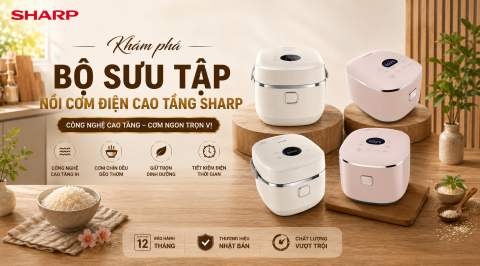 KHÁM PHÁ BỘ SƯU TẬP NỒI CƠM ĐIỆN CAO TẦN SHARP – GIẢI PHÁP CHO BỮA CƠM NGON TRONG MỌI GIA ĐÌNH