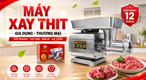 ATS TS-102 – MÁY XAY THỊT ĐÀI LOAN | MỘT MÁY, NHIỀU CÁCH XAY