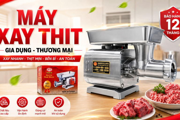 ATS TS-102 – MÁY XAY THỊT ĐÀI LOAN | MỘT MÁY, NHIỀU CÁCH XAY